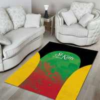 Saint Kitts and Nevis Cricket Area Rug Simple Style