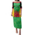 Custom Saint Kitts and Nevis Cricket Family Matching Puletasi and Hawaiian Shirt Simple Style
