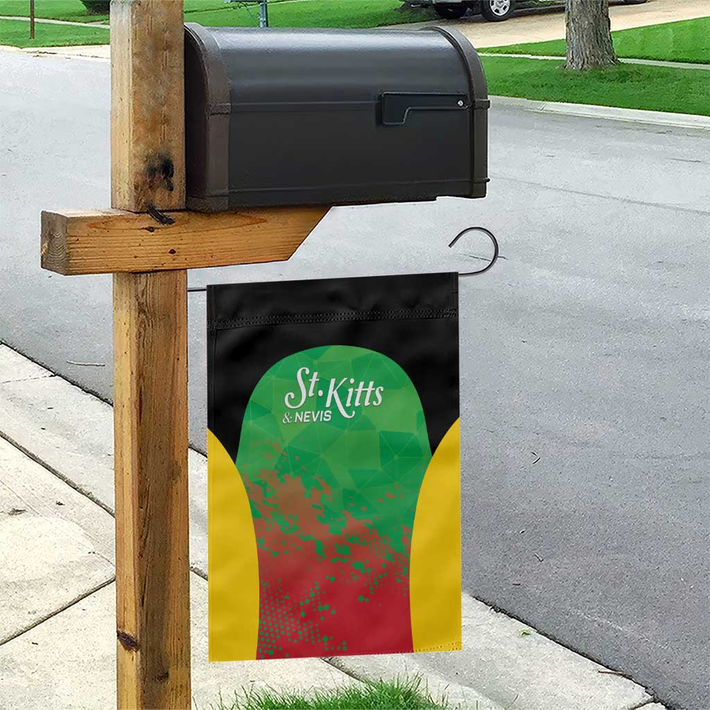 Saint Kitts and Nevis Cricket Garden Flag Simple Style