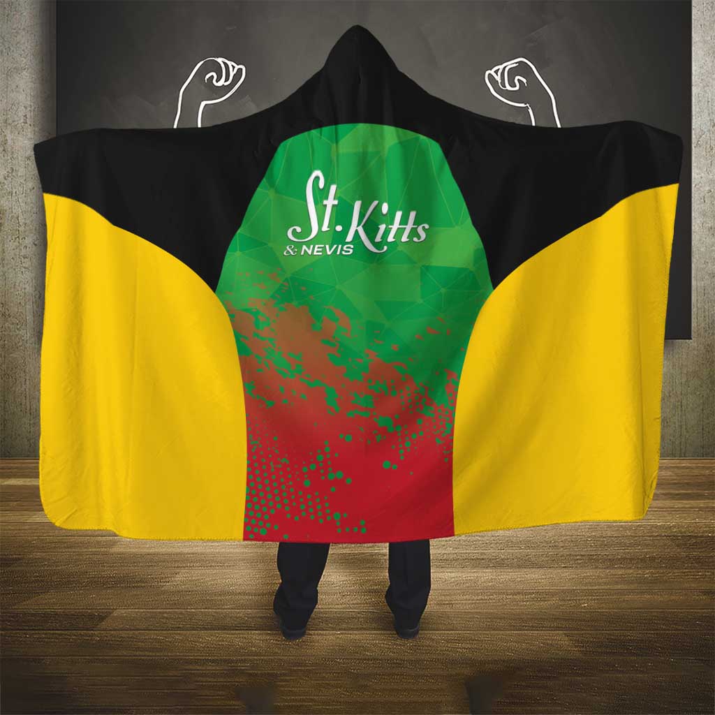 Saint Kitts and Nevis Cricket Hooded Blanket Simple Style