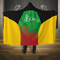 Saint Kitts and Nevis Cricket Hooded Blanket Simple Style