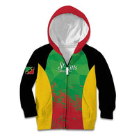 Custom Saint Kitts and Nevis Cricket Kid Hoodie Simple Style