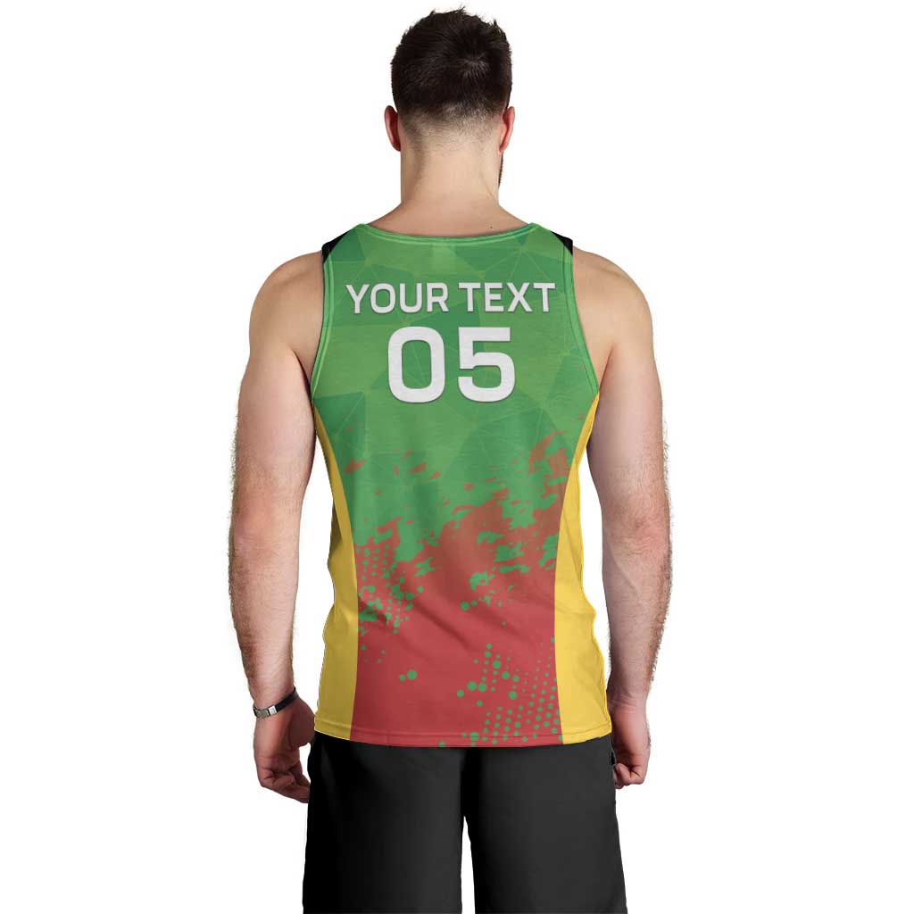 Custom Saint Kitts and Nevis Cricket Men Tank Top Simple Style