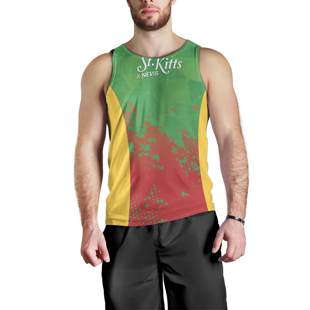 Custom Saint Kitts and Nevis Cricket Men Tank Top Simple Style