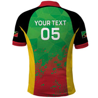 Custom Saint Kitts and Nevis Cricket Polo Shirt Simple Style