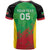 Custom Saint Kitts and Nevis Cricket T Shirt Simple Style