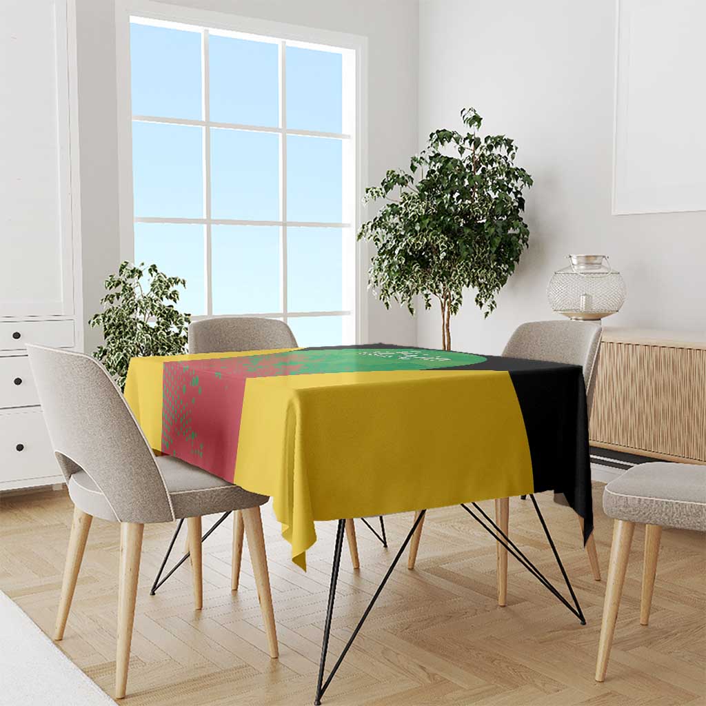 Saint Kitts and Nevis Cricket Tablecloth Simple Style