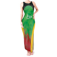 Custom Saint Kitts and Nevis Cricket Tank Maxi Dress Simple Style