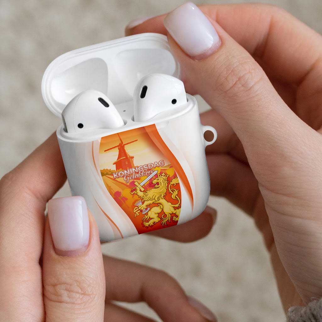 Netherlands Koninginnedag AirPods Case Nederland Windmill Lion Heritage