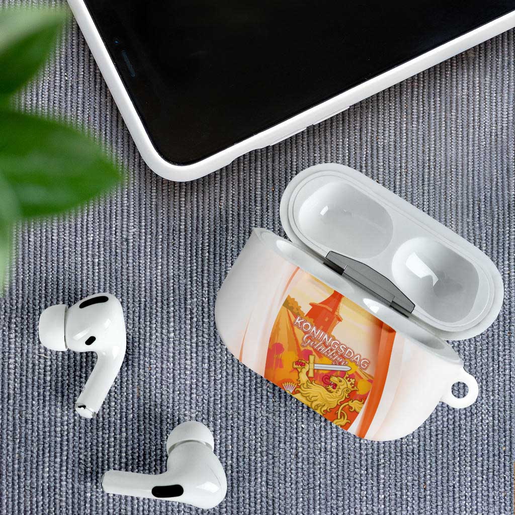 Netherlands Koninginnedag AirPods Case Nederland Windmill Lion Heritage
