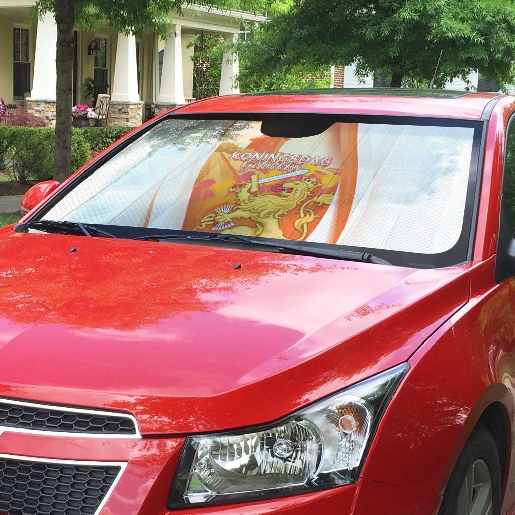 Netherlands Koninginnedag Auto Sun Shade Nederland Windmill Lion Heritage