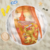 Netherlands Koninginnedag Beach Blanket Nederland Windmill Lion Heritage