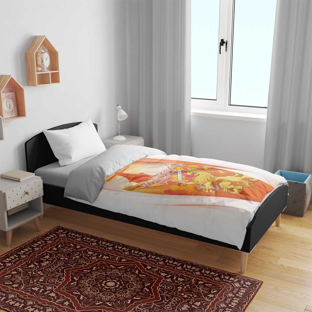 Netherlands Koninginnedag Bedding Set Nederland Windmill Lion Heritage