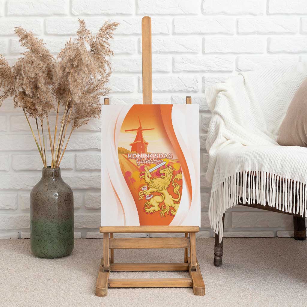 Netherlands Koninginnedag Canvas Wall Art Nederland Windmill Lion Heritage