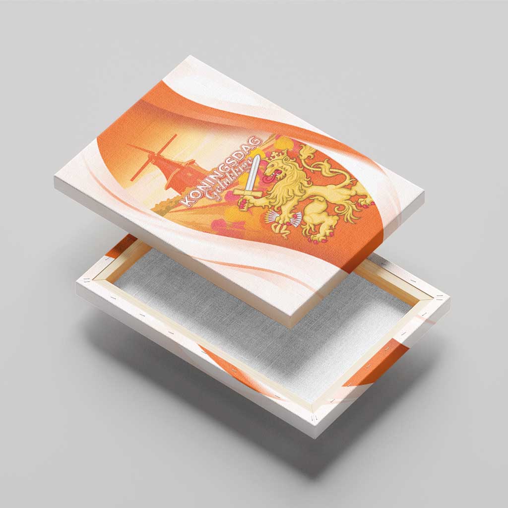 Netherlands Koninginnedag Canvas Wall Art Nederland Windmill Lion Heritage