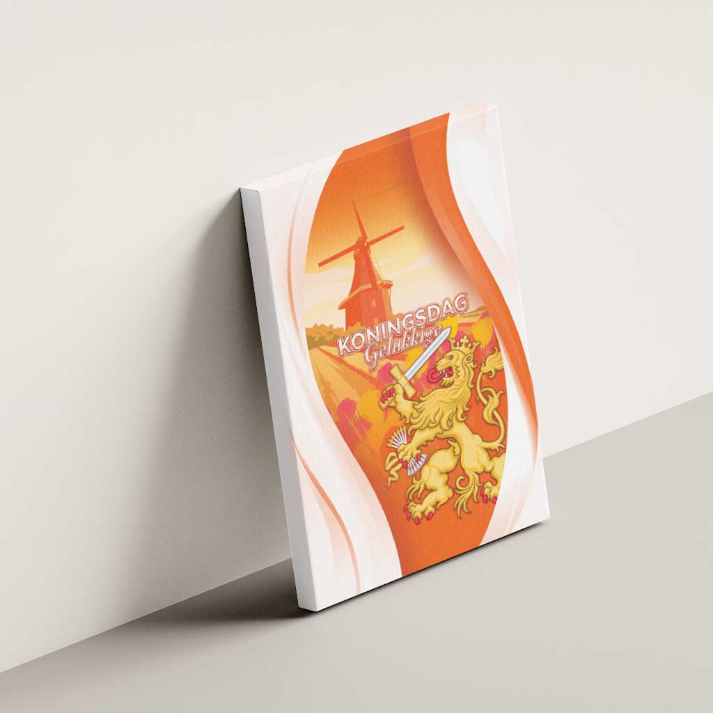 Netherlands Koninginnedag Canvas Wall Art Nederland Windmill Lion Heritage