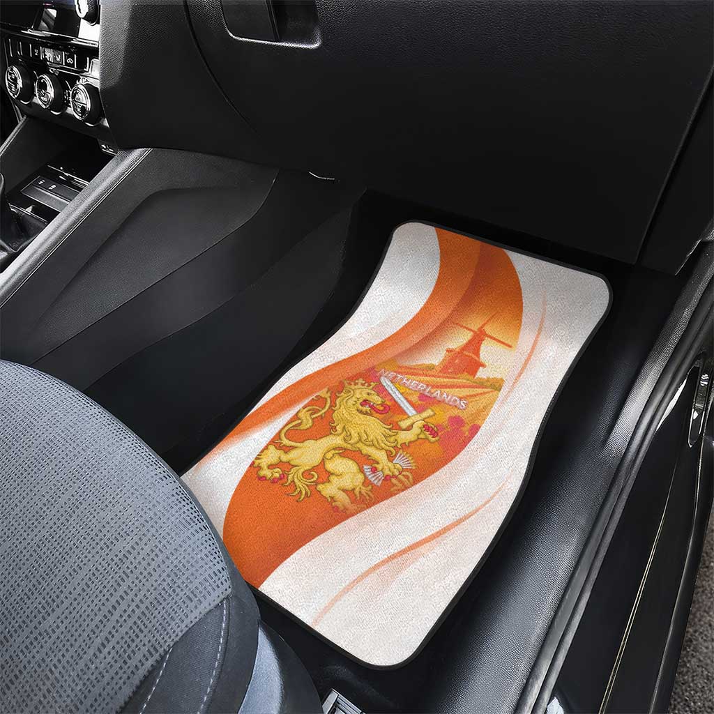 Netherlands Koninginnedag Car Mats Nederland Windmill Lion Heritage