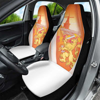 Netherlands Koninginnedag Car Seat Cover Nederland Windmill Lion Heritage
