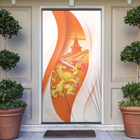 Netherlands Koninginnedag Door Cover Nederland Windmill Lion Heritage