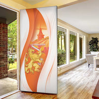 Netherlands Koninginnedag Door Cover Nederland Windmill Lion Heritage