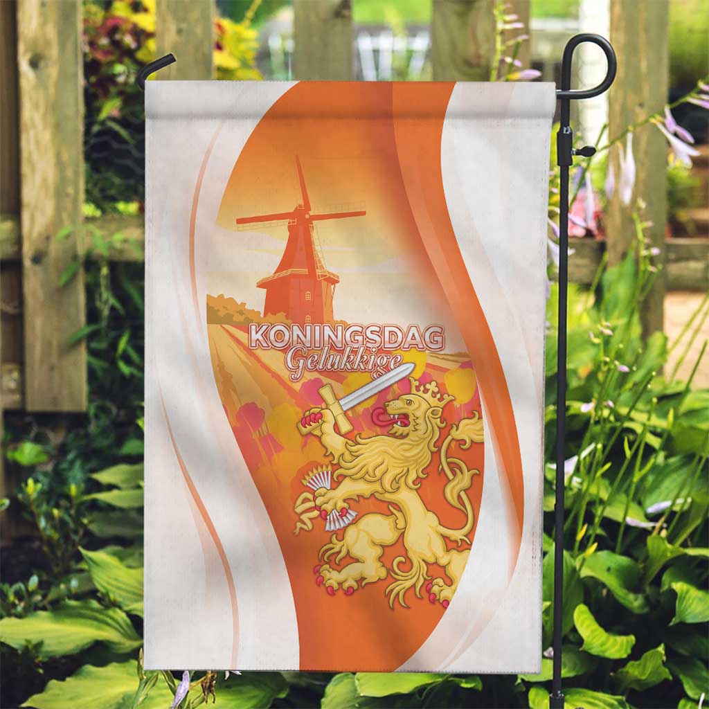 Netherlands Koninginnedag Garden Flag Nederland Windmill Lion Heritage