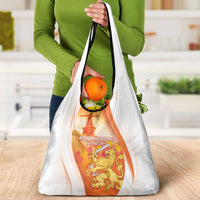 Netherlands Koninginnedag Grocery Bag Nederland Windmill Lion Heritage