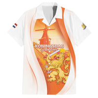 Netherlands Koninginnedag Hawaiian Shirt Nederland Windmill Lion Heritage
