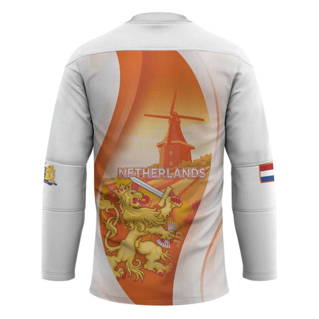 Netherlands Koninginnedag Hockey Jersey Nederland Windmill Lion Heritage