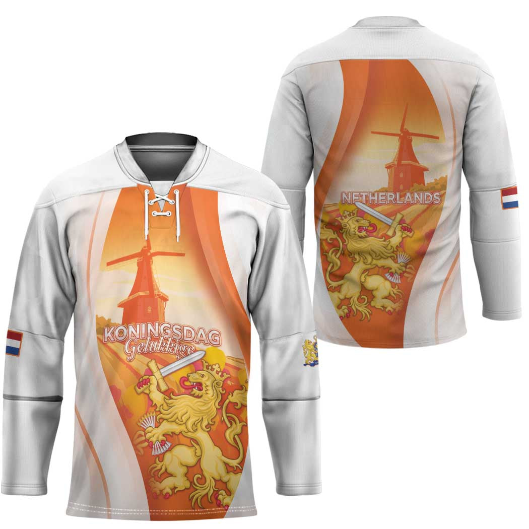 Netherlands Koninginnedag Hockey Jersey Nederland Windmill Lion Heritage