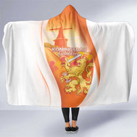 Netherlands Koninginnedag Hooded Blanket Nederland Windmill Lion Heritage