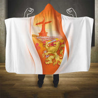 Netherlands Koninginnedag Hooded Blanket Nederland Windmill Lion Heritage