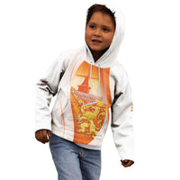 Netherlands Koninginnedag Kid Hoodie Nederland Windmill Lion Heritage