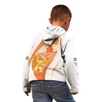 Netherlands Koninginnedag Kid Hoodie Nederland Windmill Lion Heritage