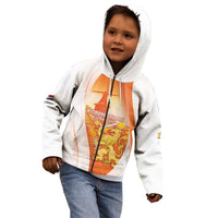 Netherlands Koninginnedag Kid Hoodie Nederland Windmill Lion Heritage