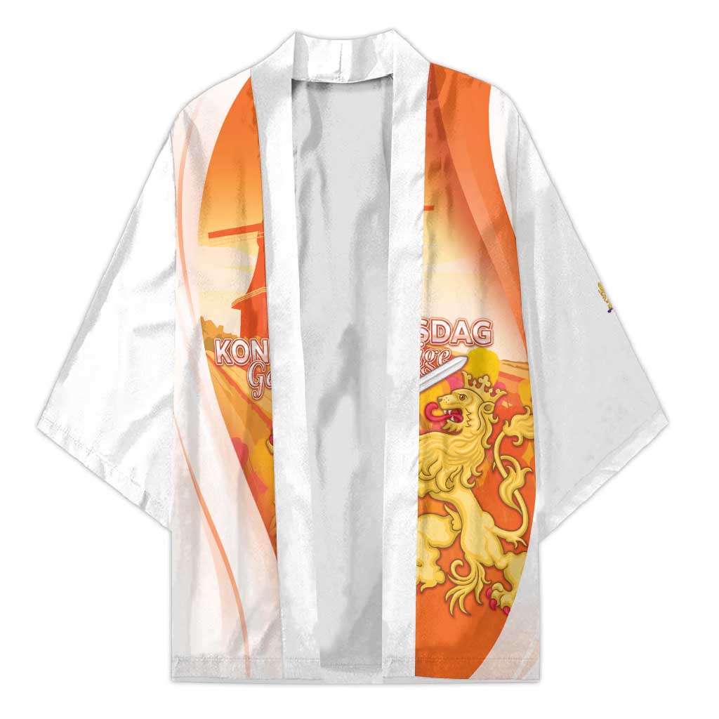 Netherlands Koninginnedag Kimono Nederland Windmill Lion Heritage