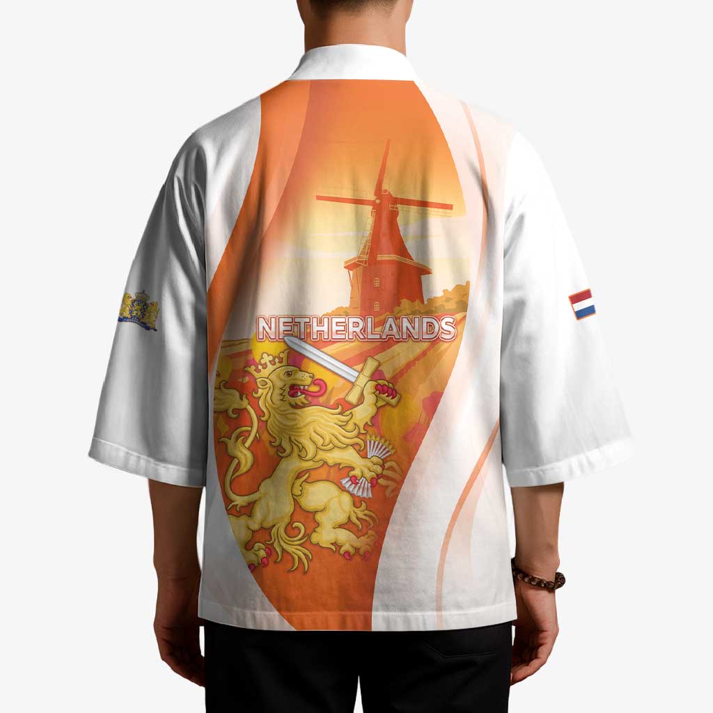 Netherlands Koninginnedag Kimono Nederland Windmill Lion Heritage