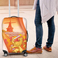 Netherlands Koninginnedag Luggage Cover Nederland Windmill Lion Heritage