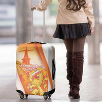 Netherlands Koninginnedag Luggage Cover Nederland Windmill Lion Heritage
