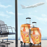 Netherlands Koninginnedag Luggage Cover Nederland Windmill Lion Heritage