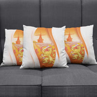 Netherlands Koninginnedag Pillow Cover Nederland Windmill Lion Heritage