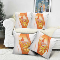 Netherlands Koninginnedag Pillow Cover Nederland Windmill Lion Heritage