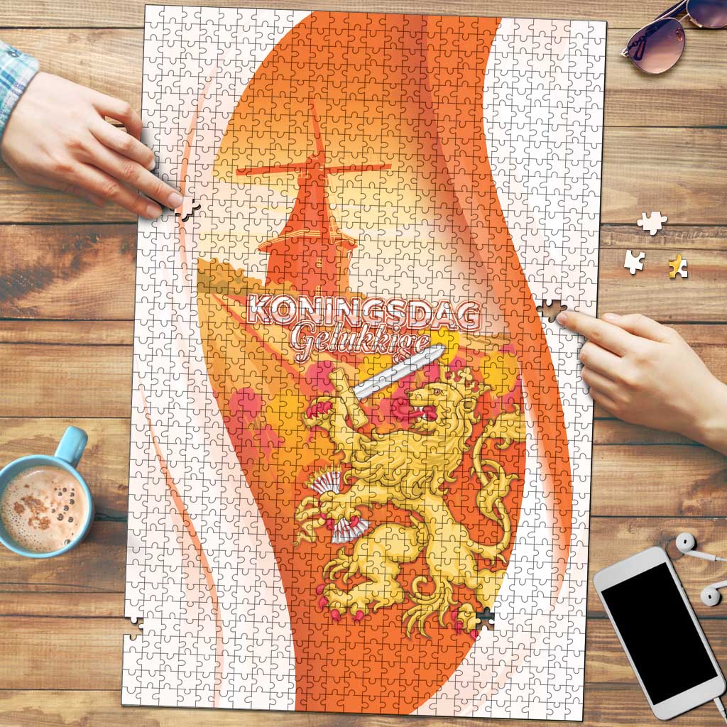 Netherlands Koninginnedag Puzzle Nederland Windmill Lion Heritage