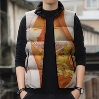 Netherlands Koninginnedag Sleeveless Puffer Jacket Nederland Windmill Lion Heritage