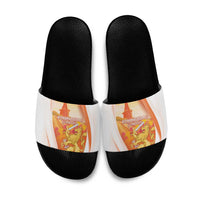 Netherlands Koninginnedag Slide Sandals Nederland Windmill Lion Heritage