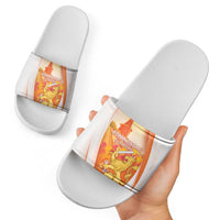 Netherlands Koninginnedag Slide Sandals Nederland Windmill Lion Heritage