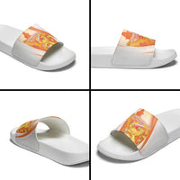 Netherlands Koninginnedag Slide Sandals Nederland Windmill Lion Heritage