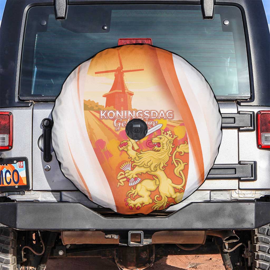 Netherlands Koninginnedag Spare Tire Cover Nederland Windmill Lion Heritage