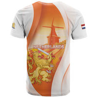 Netherlands Koninginnedag T Shirt Nederland Windmill Lion Heritage