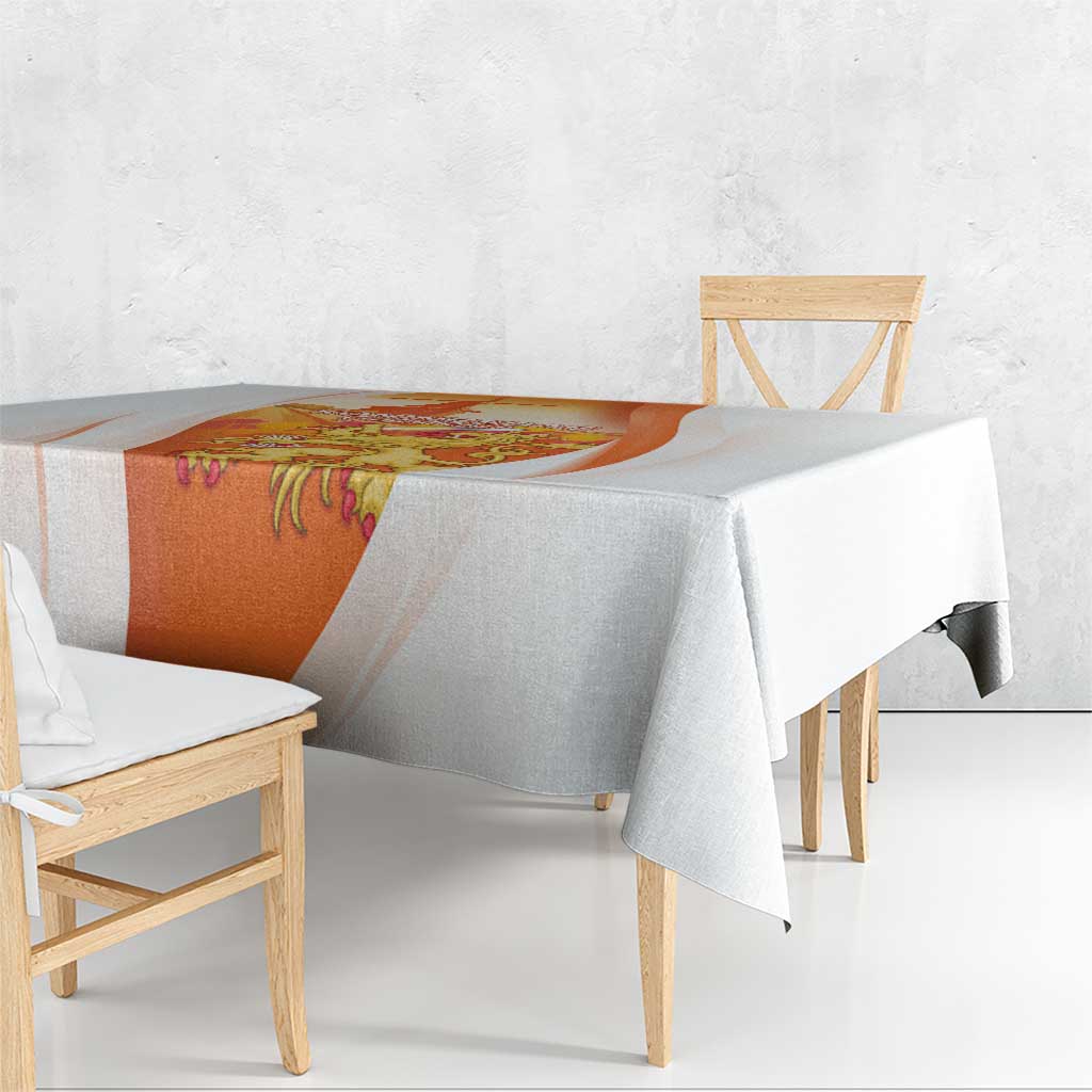 Netherlands Koninginnedag Tablecloth Nederland Windmill Lion Heritage