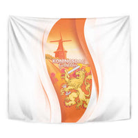 Netherlands Koninginnedag Tapestry Nederland Windmill Lion Heritage